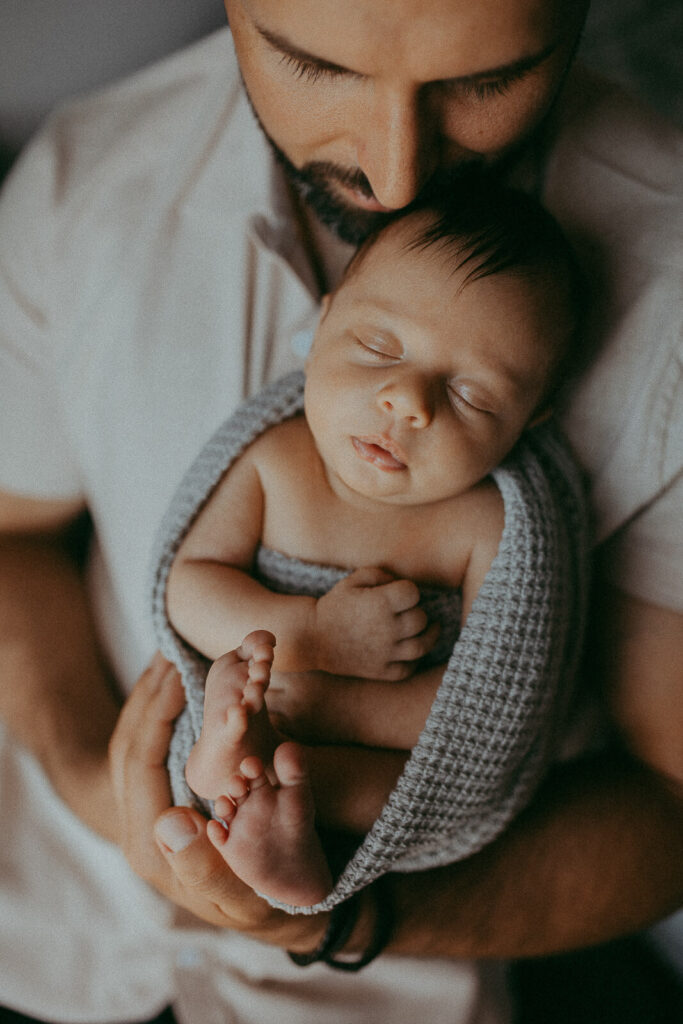 Tiny toes and big dreams: A portrait of Matthew's delicate feet by Raleigh newborn photographer Victoria Vasilyeva.