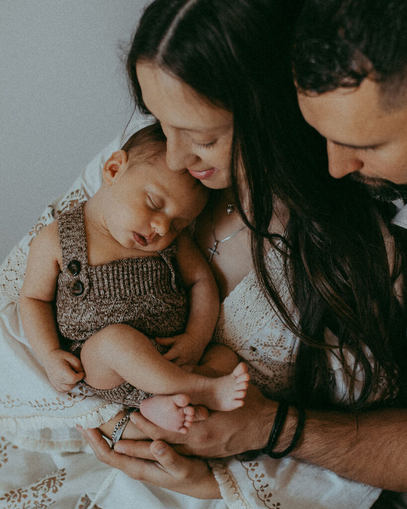 Raleigh newborn photographer Victoria Vasilyeva captures Matthew's peaceful slumber at his in-home session.