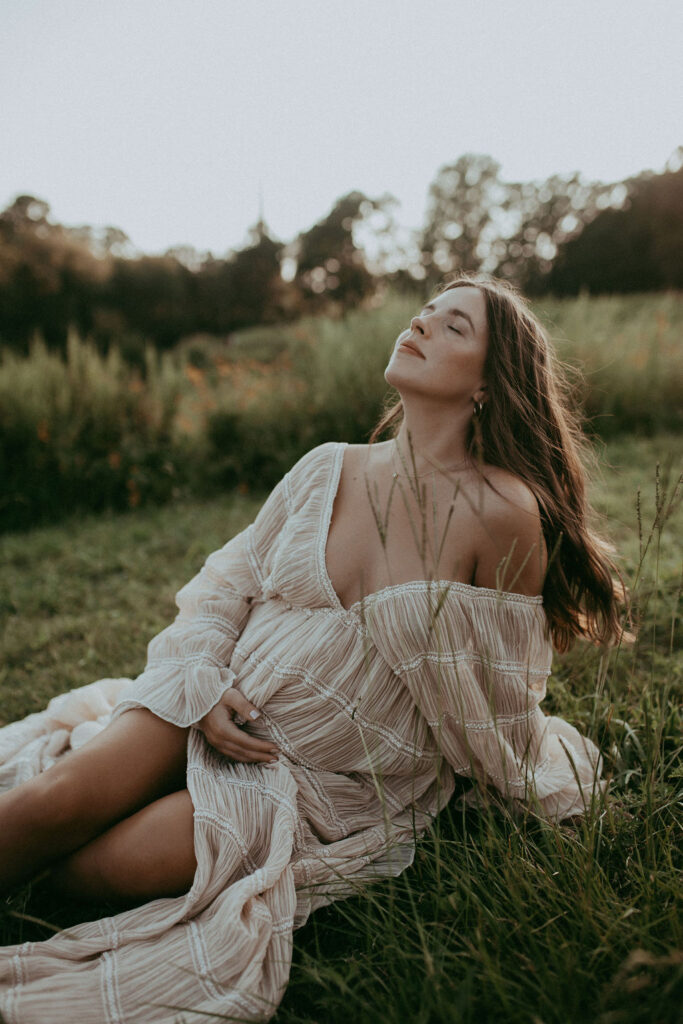 Maternity photoshoot in Raleigh, NC