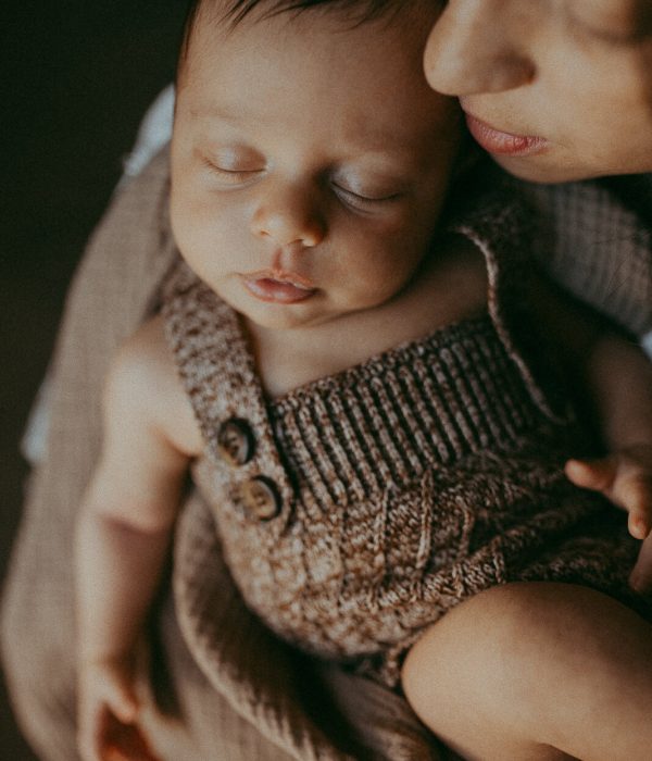 Boho vibes and precious moments: Raleigh in-home newborn session with baby boy.
